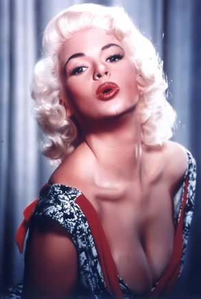 Jayne Mansfield one of the most memorable faces of an era.